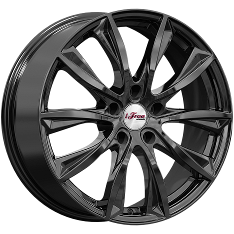 iFree Кazaнтип 7.5x18 5*114.3 ET45 DIA67.1 BK