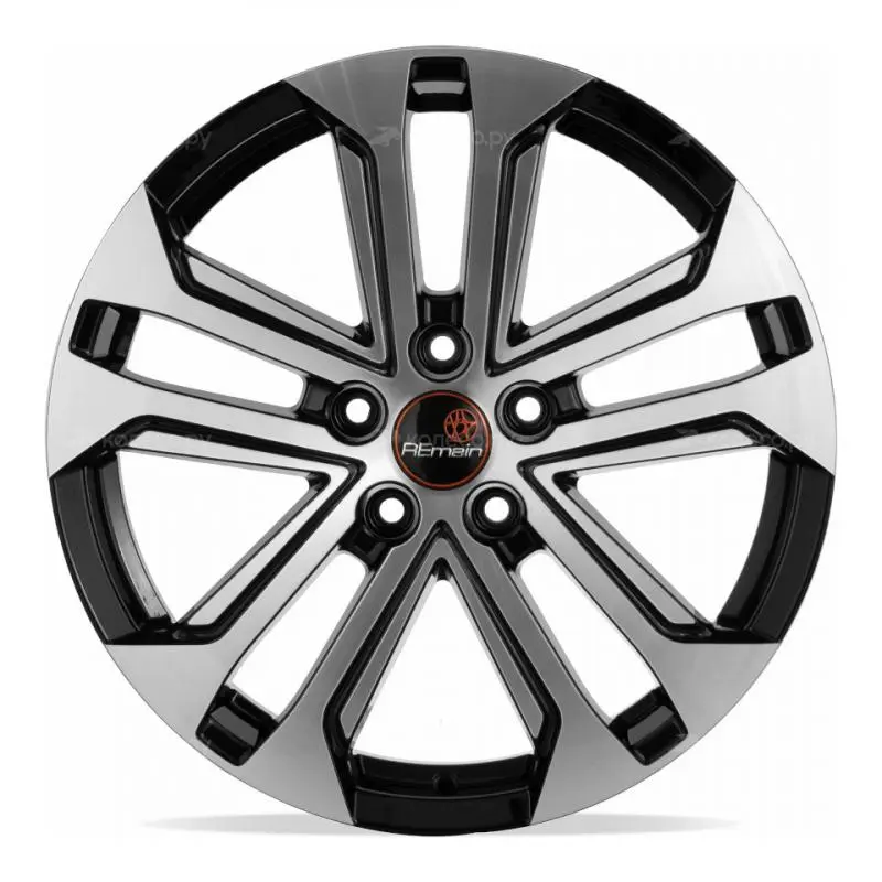 Remain R244 7x18 5*114.3 ET35 DIA60.1 Черный с полировкой