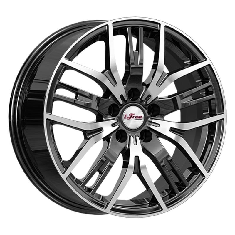 iFree Аскет (KC1072) 7x17 5*105 ET42 DIA 56.6 Блэк джек