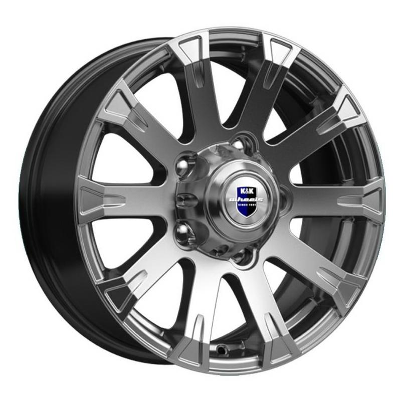 K&K Байкал 7x16 5*139.7 ET35 DIA95.3 Дарк платинум