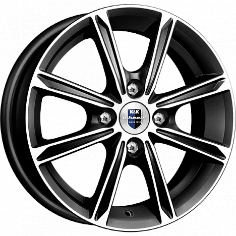 K&K Флэш 5x14 4*100 ET35 DIA67.1 Алмаз черный