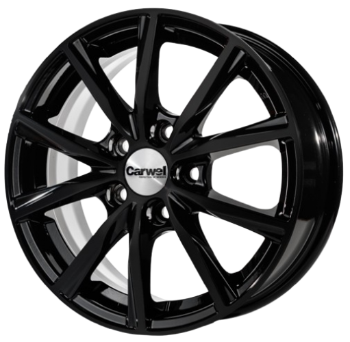 Carwel Гамма 6x15 5*112 ET47 DIA57.1 BK