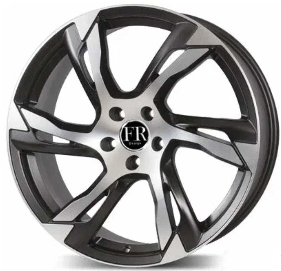 FR Replica Volvo V766 (XC90) 8.5x19 5*108 ET42.5 DIA63.4 CBMF/Черный матовый с алмазной проточкой
