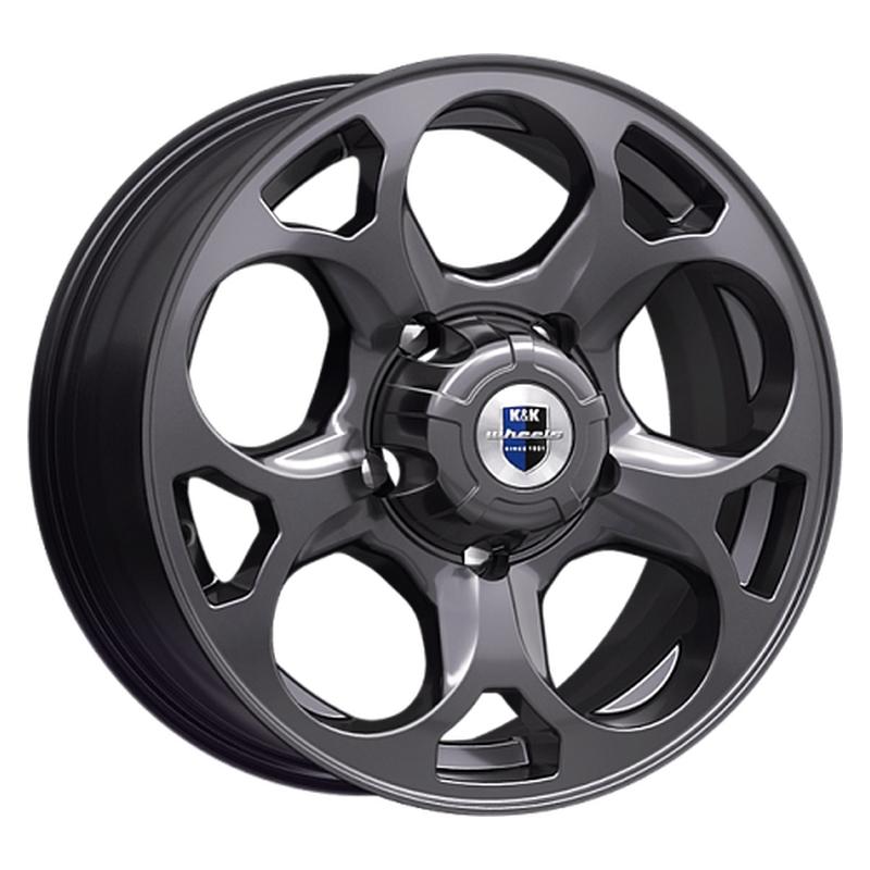 K&K Линкс 7x16 5*139.7 ET35 DIA108.6 Антрацит