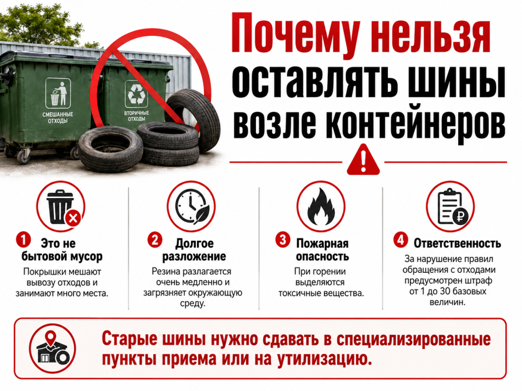 Как утилизировать шины