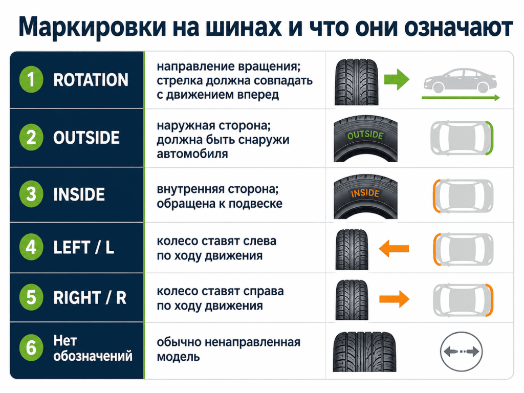Маркировка на шинах