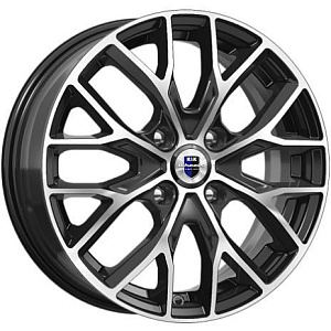 K&K Лилиом 6x16 4*100 ET41 DIA60.1 Алмаз черный