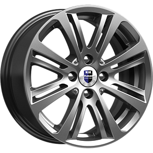 K&K Беринг 5.5x15 4*100 ET30 DIA67.1 Дарк платинум