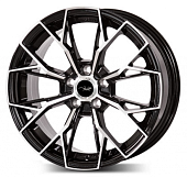 Lizardo XH180 (Emgrand/S50) 6.5x15 5*114.3 ET38 DIA54.1 BMF/Черный с алмазной проточкой