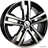 Vector V197 6.5x16 5*114.3 ET38 DIA67.1 Черный с алмазной проточкой