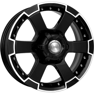 K&K M56 7x16 6*139.7 ET20 DIA110.1 Алмаз черный