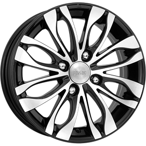 K&K Канзаши 5.5x14 4*108 ET16 DIA65.1 Алмаз черный