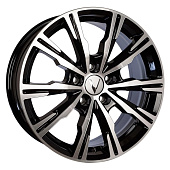 Vector B221 7.5x17 5*108 ET55 DIA63.35 Алмаз черный