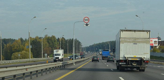 На МКАД увеличили максимальную скорость до 100 км/ч