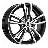 K&K Samara 6x16 4*100 ET41 DIA60.1 Алмаз черный
