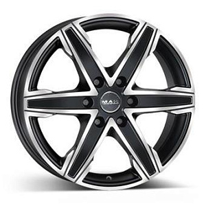 MAK King 6 6.5x16 6*130 ET62 DIA84.1 Ice Black