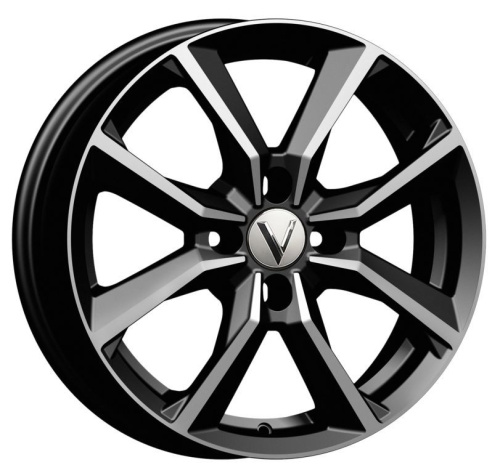 Vector B271 6x16 4*108 ET47.5 DIA63.35 Черный с алмазной проточкой