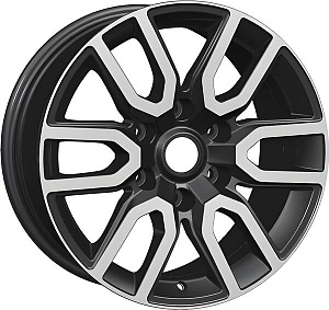 Khomen KHW1723 8x17 5*139.7 ET38 DIA67.1 Black-FP