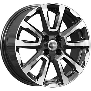 K&K КС1026 6.5x16 4*100 ET43 DIA60.1 Алмаз черный