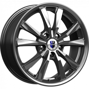 K&K Спайдер 6.5x16 5*100 ET38 DIA57.1 Дарк платинум