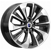 K&K Авиор 7x17 5*110 ET40 DIA65.1 Алмаз черный