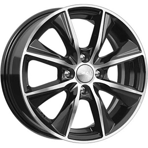 Скад Порту 6x15 4*100 ET35 DIA67.1 Алмаз черный