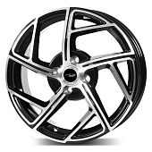 Lizardo Belgee 777 (S50) 6.5x15 5*114.3 ET38 DIA54.1 BMF/Черный с алмазной проточкой 