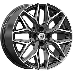 K&K Ариус 7x17 4*108 ET42 DIA63.35 Алмаз черный