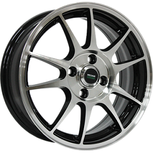 Megami MGM-5 6x14 4*100 ET46 DIA54.1 BKF