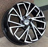 Lizardo Resolute (Emgrand/S50) 6.5x15 5*114.3 ET38 DIA54.1 BMF/ Черный с алмазной проточкой