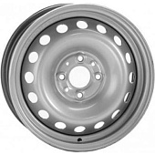 Trebl 6565 5.5x14 4*100 ET45 DIA56.6 Silver