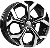 K&K КС878 6.5x16 5*108 ET50 DIA63.3 Алмаз черный