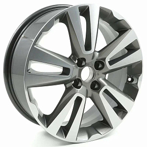K&K KC748-00 6.5x17 5*100 ET43 DIA60.1 Алмаз-антрацит